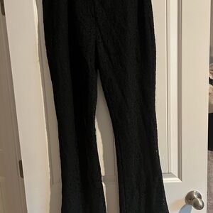 INC International Concepts Black Lace Trousers